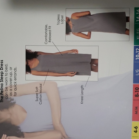 Felina Ladies Sleep Dress - Picture 5 of 7